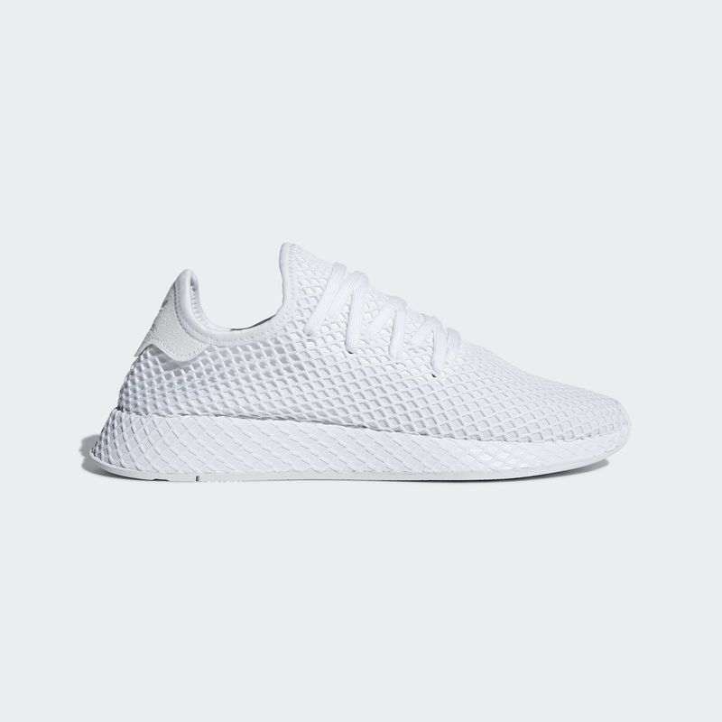 adidas deerupt runner triple white